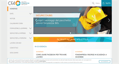 Desktop Screenshot of cfaonline.it